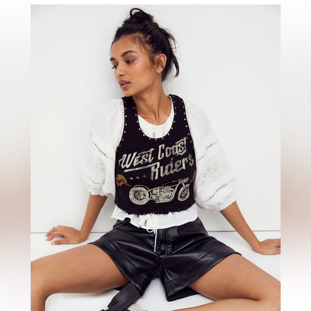 Free People Heavy Metal Graphic Tank